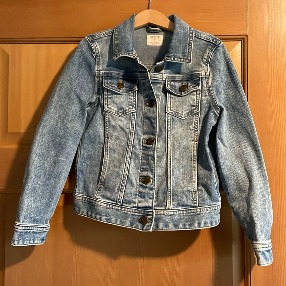 J. Crew Crewcuts classic jean jacket size 8-9
